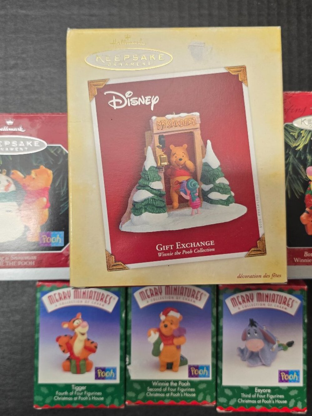 Hallmark Keepsake Ornaments Disney Assorted Characters LOT OF 6